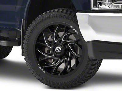 Fuel Wheels Runner Gloss Black Milled 8-Lug Wheel; 22x10; -18mm Offset (17-22 F-250 Super Duty)