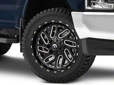 Fuel Wheels Triton Gloss Black Milled 8-Lug Wheel; 22x14; -75mm Offset (17-22 F-250 Super Duty)