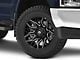 Fuel Wheels Twitch Glossy Black Milled 8-Lug Wheel; 20x10; -18mm Offset (17-22 F-250 Super Duty)