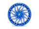 Fuel Wheels Typhoon Anodized Blue Milled 8-Lug Wheel; 22x10; -18mm Offset (17-22 F-250 Super Duty)