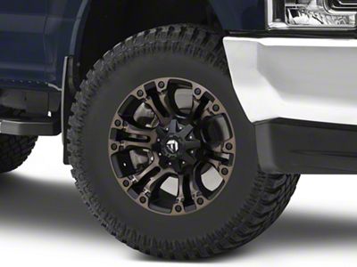 Fuel Wheels Vapor Matte Black Double Dark Tint 8-Lug Wheel; 18x9; 1mm Offset (17-22 F-250 Super Duty)