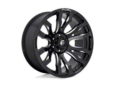 Fuel Wheels Blitz Gloss Black Milled 8-Lug Wheel; 18x9; 20mm Offset (17-22 F-350 Super Duty SRW)