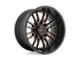 Fuel Wheels Clash Matte Black Double Dark Tint 8-Lug Wheel; 22x12; -44mm Offset (17-22 F-350 Super Duty SRW)