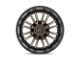 Fuel Wheels Clash Matte Black Double Dark Tint 8-Lug Wheel; 22x12; -44mm Offset (17-22 F-350 Super Duty SRW)