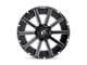 Fuel Wheels Contra Gloss Black Milled 8-Lug Wheel; 22x10; -18mm Offset (17-22 F-350 Super Duty SRW)