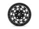 Fuel Wheels Covert Matte Gunmetal with Black Bead Ring 8-Lug Wheel; 18x9; -12mm Offset (17-22 F-350 Super Duty SRW)