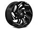 Fuel Wheels Reaction Gloss Black Milled 8-Lug Wheel; 20x10; -18mm Offset (17-22 F-350 Super Duty SRW)