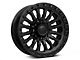 Fuel Wheels Rincon Matte Black with Gloss Black Lip 8-Lug Wheel; 18x9; 1mm Offset (17-22 F-350 Super Duty SRW)