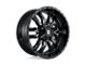 Fuel Wheels Sledge Gloss Black Milled 8-Lug Wheel; 22x10; 10mm Offset (17-22 F-350 Super Duty SRW)