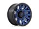 Fuel Wheels Traction Dark Blue with Black Ring 8-Lug Wheel; 20x9; 1mm Offset (17-22 F-350 Super Duty SRW)