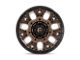 Fuel Wheels Traction Matte Bronze with Black Ring 8-Lug Wheel; 20x10; -18mm Offset (17-22 F-350 Super Duty SRW)