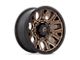 Fuel Wheels Traction Matte Bronze with Black Ring 8-Lug Wheel; 20x9; 1mm Offset (17-22 F-350 Super Duty SRW)