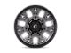 Fuel Wheels Traction Matte Gunmetal with Black Ring 8-Lug Wheel; 20x9; 1mm Offset (17-22 F-350 Super Duty SRW)