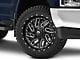 Fuel Wheels Triton Gloss Black Milled 8-Lug Wheel; 24x12; -44mm Offset (17-22 F-350 Super Duty SRW)