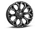 Fuel Wheels Assault Gloss Black 6-Lug Wheel; 20x9; 1mm Offset (99-06 Sierra 1500)