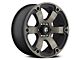 Fuel Wheels Beast Matte Black Machined with Dark Tint 6-Lug Wheel; 20x9; 35mm Offset (99-06 Sierra 1500)