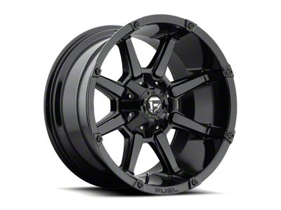 Fuel Wheels Coupler Gloss Black 6-Lug Wheel; 20x9; 20mm Offset (99-06 Sierra 1500)