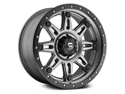 Fuel Wheels Hostage III Anthracite with Black Ring 6-Lug Wheel; 17x9; 1mm Offset (99-06 Sierra 1500)