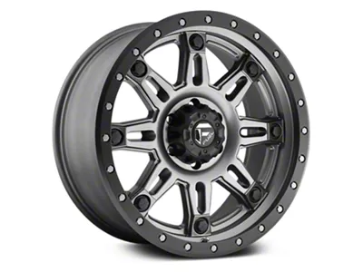 Fuel Wheels Hostage III Anthracite with Black Ring 6-Lug Wheel; 18x9; 20mm Offset (99-06 Sierra 1500)