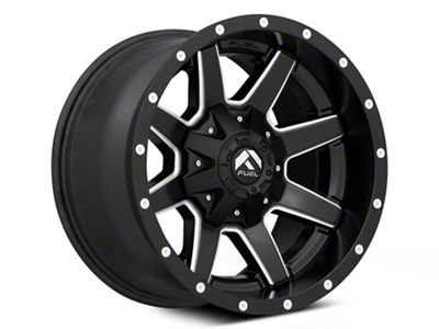 Fuel Wheels Maverick Matte Black Milled 6-Lug Wheel; 17x10; -24mm Offset (99-06 Sierra 1500)
