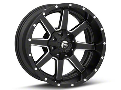 Fuel Wheels Maverick Matte Black Milled 6-Lug Wheel; 20x10; -24mm Offset (99-06 Sierra 1500)