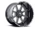 Fuel Wheels Maverick Matte Black Milled 6-Lug Wheel; 22x10; -24mm Offset (99-06 Sierra 1500)