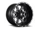 Fuel Wheels Maverick Matte Black Milled 6-Lug Wheel; 24x14; -75mm Offset (99-06 Sierra 1500)