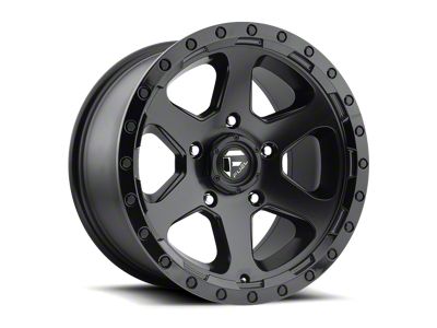 Fuel Wheels Ripper Matte Black 6-Lug Wheel; 18x9; 1mm Offset (99-06 Sierra 1500)