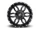 Fuel Wheels Sledge Gloss Black Milled 6-Lug Wheel; 17x9; 1mm Offset (99-06 Sierra 1500)