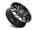 Fuel Wheels Sledge Gloss Black Milled 6-Lug Wheel; 20x9; 1mm Offset (99-06 Sierra 1500)