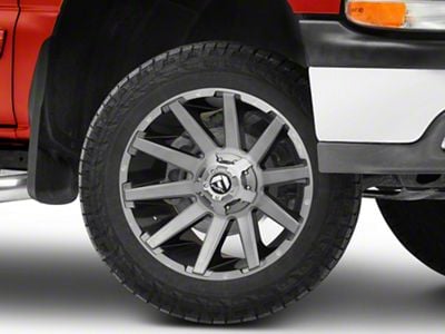 Fuel Wheels Contra Platinum Brushed Gunmetal 6-Lug Wheel; 20x9; 2mm Offset (99-06 Silverado 1500)