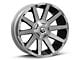 Fuel Wheels Contra Platinum Brushed Gunmetal 6-Lug Wheel; 20x9; 2mm Offset (99-06 Silverado 1500)