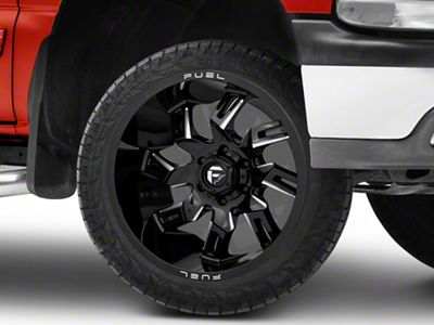 Fuel Wheels Lockdown Gloss Black Milled 6-Lug Wheel; 22x10; -18mm Offset (99-06 Silverado 1500)