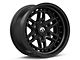 Fuel Wheels Nitro Matte Black 6-Lug Wheel; 17x9; -12mm Offset (99-06 Silverado 1500)