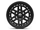 Fuel Wheels Nitro Matte Black 6-Lug Wheel; 17x9; -12mm Offset (99-06 Silverado 1500)