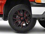 Fuel Wheels Rage Gloss Black Red Tinted 6-Lug Wheel; 20x9; 1mm Offset (99-06 Silverado 1500)