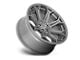 Fuel Wheels Siege Platinum Brushed Gunmetal 6-Lug Wheel; 22x10; -18mm Offset (99-06 Silverado 1500)