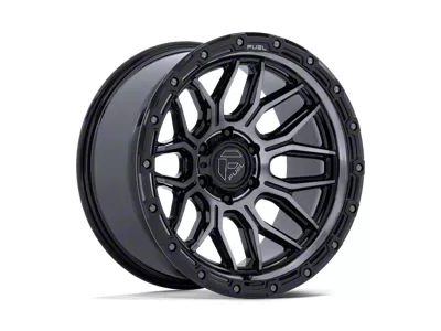 Fuel Wheels Surge Gloss Black Machined with Gray Tint 6-Lug Wheel; 17x9; -12mm Offset (19-23 Ranger)