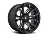 Fuel Wheels Rage Gloss Black Milled 5-Lug Wheel; 20x9; 1mm Offset (02-08 RAM 1500, Excluding Mega Cab)