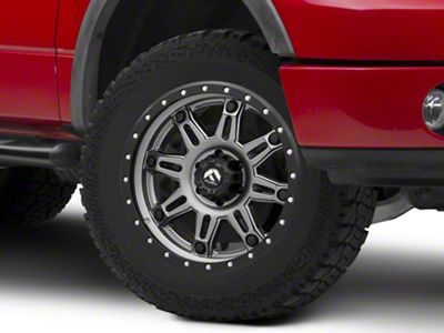 Fuel Wheels Hostage III Gun Metal 6-Lug Wheel; 20x9; 1mm Offset (04-08 F-150)