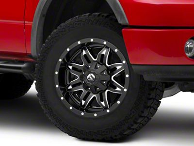 Fuel Wheels Lethal Matte Black Milled 6-Lug Wheel; 18x9; -12mm Offset (04-08 F-150)