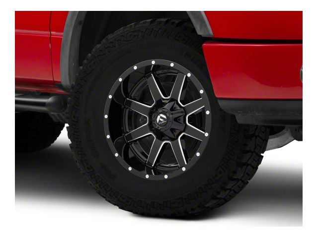 Fuel Wheels Maverick Gloss Black Milled 6-Lug Wheel; 20x10; -24mm Offset (04-08 F-150)