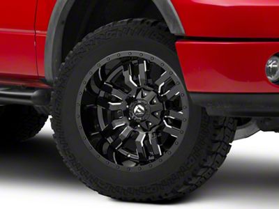 Fuel Wheels Sledge Gloss Black Milled 6-Lug Wheel; 20x9; 1mm Offset (04-08 F-150)