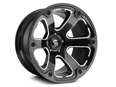 Fuel Wheels STRYKR Gloss Black Milled 6-Lug Wheel; 17x9; 20mm Offset (04-08 F-150)