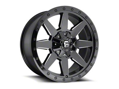 Fuel Wheels Wildcat Gloss Black Milled 6-Lug Wheel; 20x9; 1mm Offset (04-08 F-150)