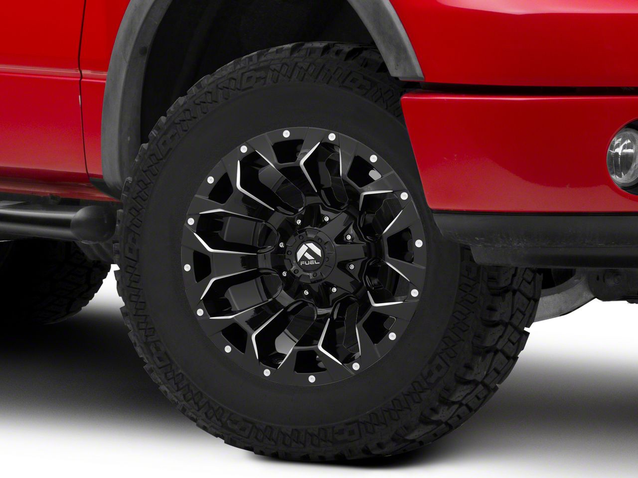 Fuel Wheels F 150 Assault Gloss Black Milled 6 Lug Wheel 18x9 12mm Offset D57618909844 04 1555