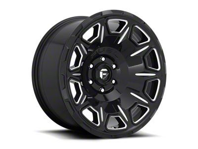 Fuel Wheels Vengeance Gloss Black Milled 6-Lug Wheel; 17x9; -12mm Offset (04-08 F-150)