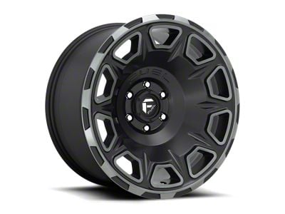 Fuel Wheels Vengeance Matte Black Double Dark Tint 6-Lug Wheel; 17x9; -12mm Offset (04-08 F-150)