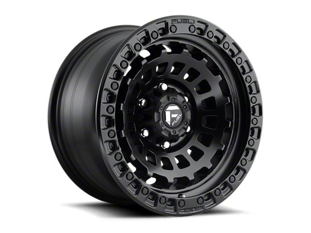 Fuel Wheels Zephyr Matte Black 6-Lug Wheel; 17x9; 1mm Offset (04-08 F-150)