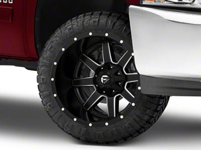 Fuel Wheels Maverick Matte Black Milled 6-Lug Wheel; 20x10; -18mm Offset (07-13 Silverado 1500)